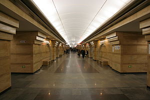 Центральный зал станции «Спасская»