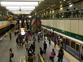 Upper platform in Guting of the Taipei metro.JPG