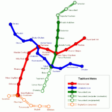 Tashkent metro map-MVKushnir.gif